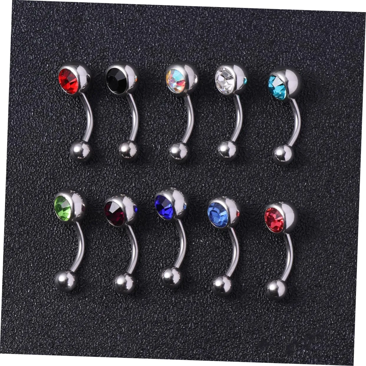 10pcs Piercing Jewelry Belly Button Ring Navel Jewelry Belly Ring