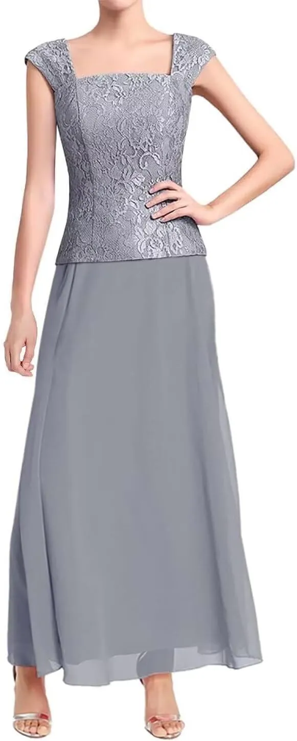 2 Piece Mother of Bride Dresses with Jacket Long Sleeve Mother of The Groom Dress for Wedding Guest Gowns