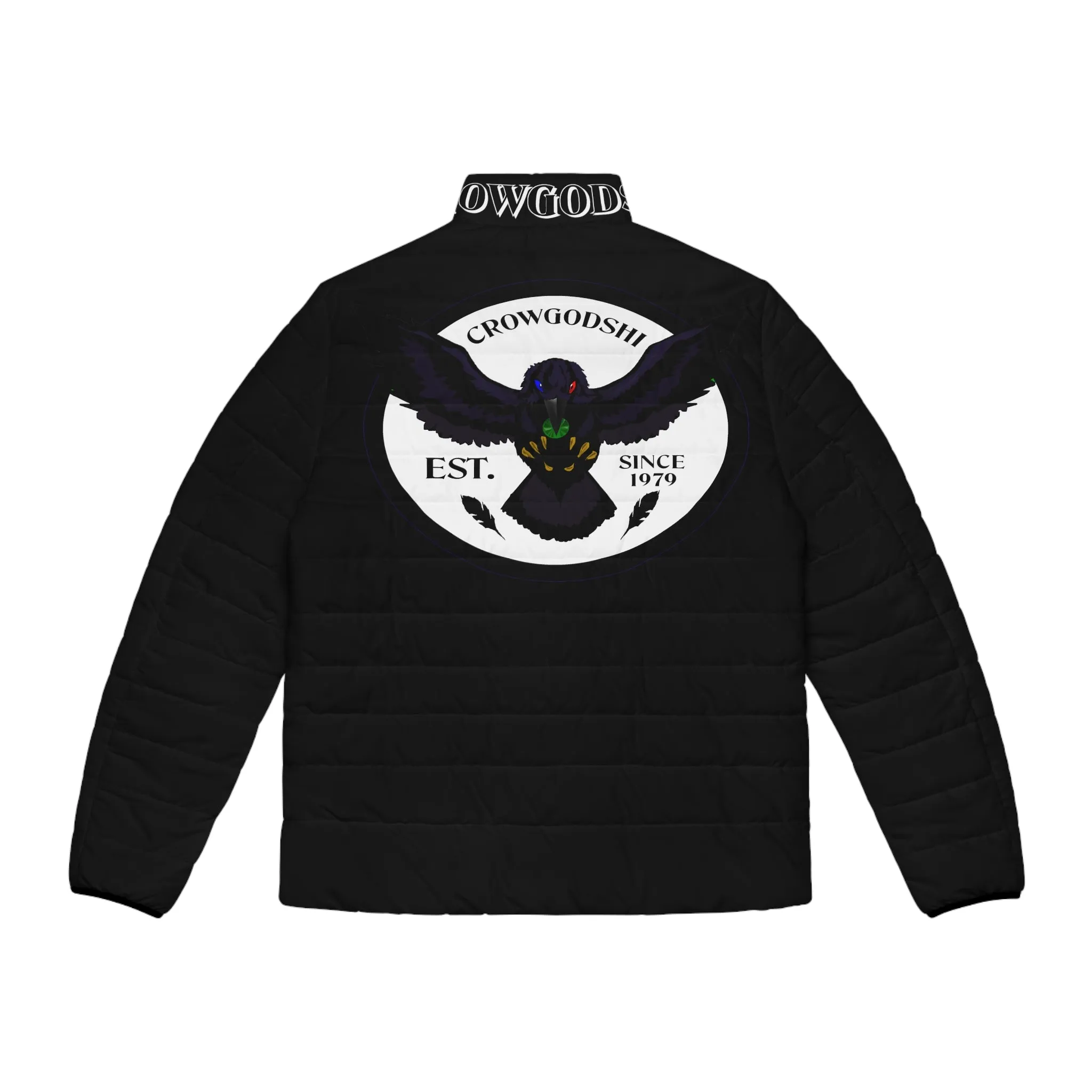 3rd Generation Men's CROWGODSHI Puffer Jacket, BLACK