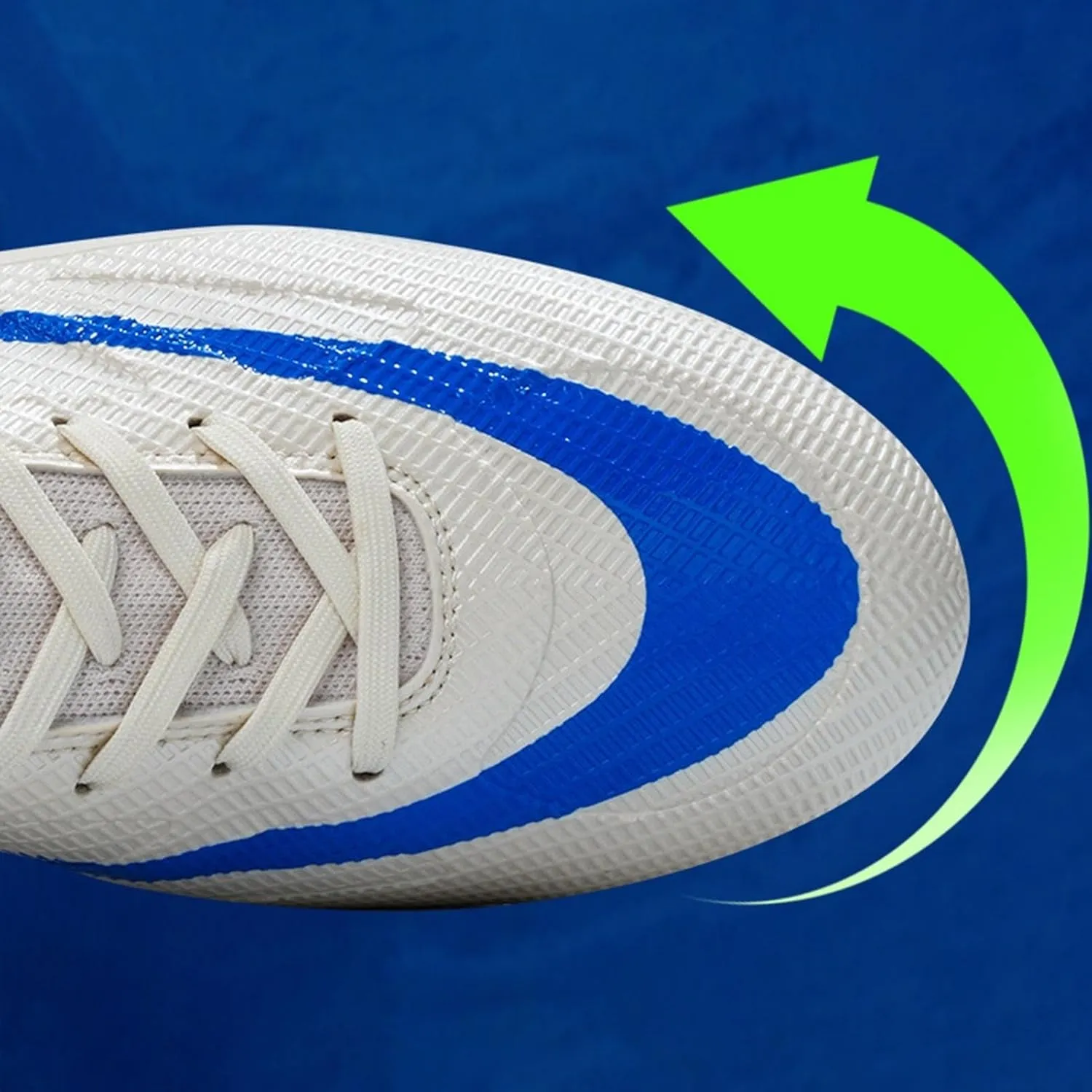 All Ground Wide Football Cleats Competition Ready, Soccer Cleats Lightweight Professional High Top Athletic Turf Training Footwear