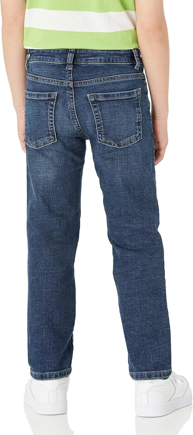 Amazon Essentials Boys' Regular Straight-Fit Jeans