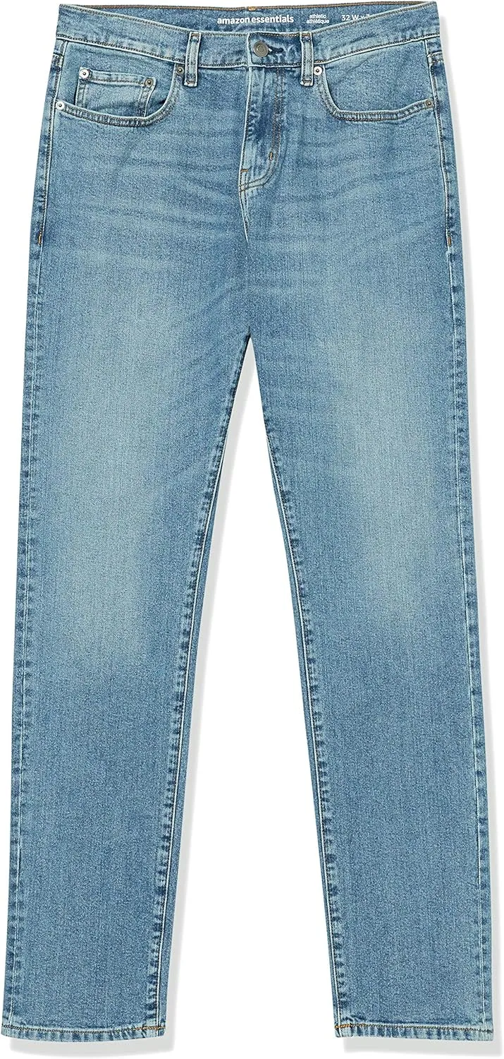 Amazon Essentials Men's Athletic-Fit Stretch Jeans