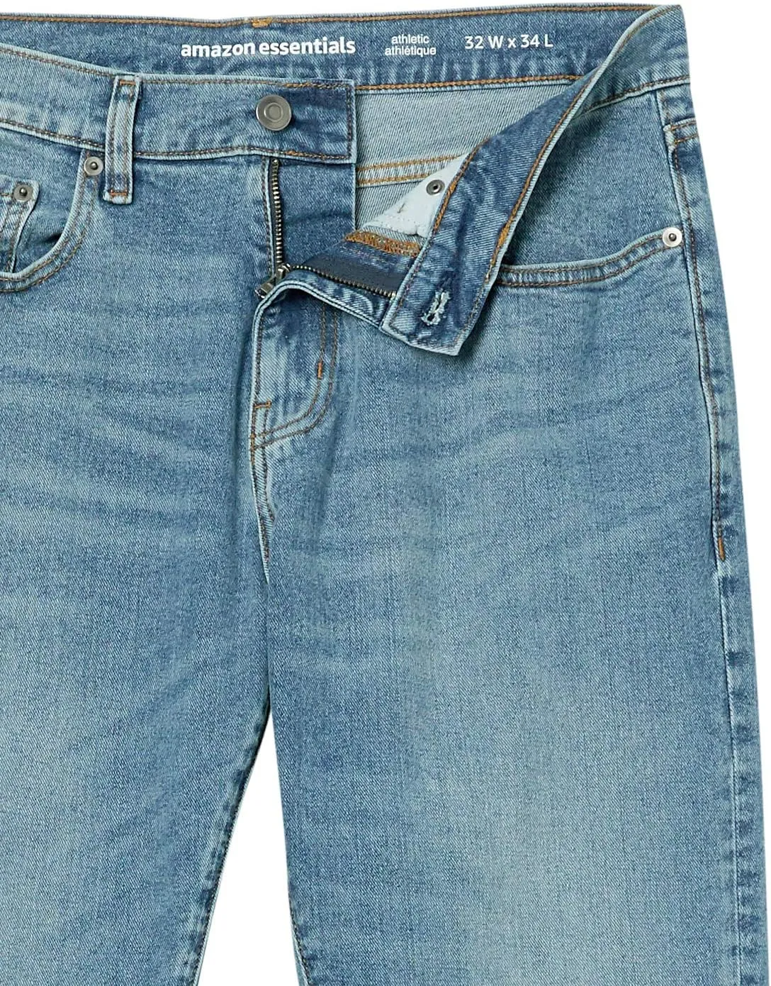 Amazon Essentials Men's Athletic-Fit Stretch Jeans