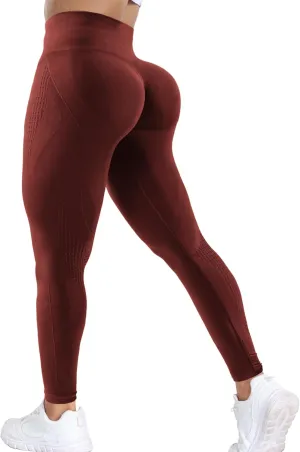 Amplify Scrunch Butt Lifting Leggings for Women Seamless Gym Workout Leggings High Waist Tummy Control Yoga Pants