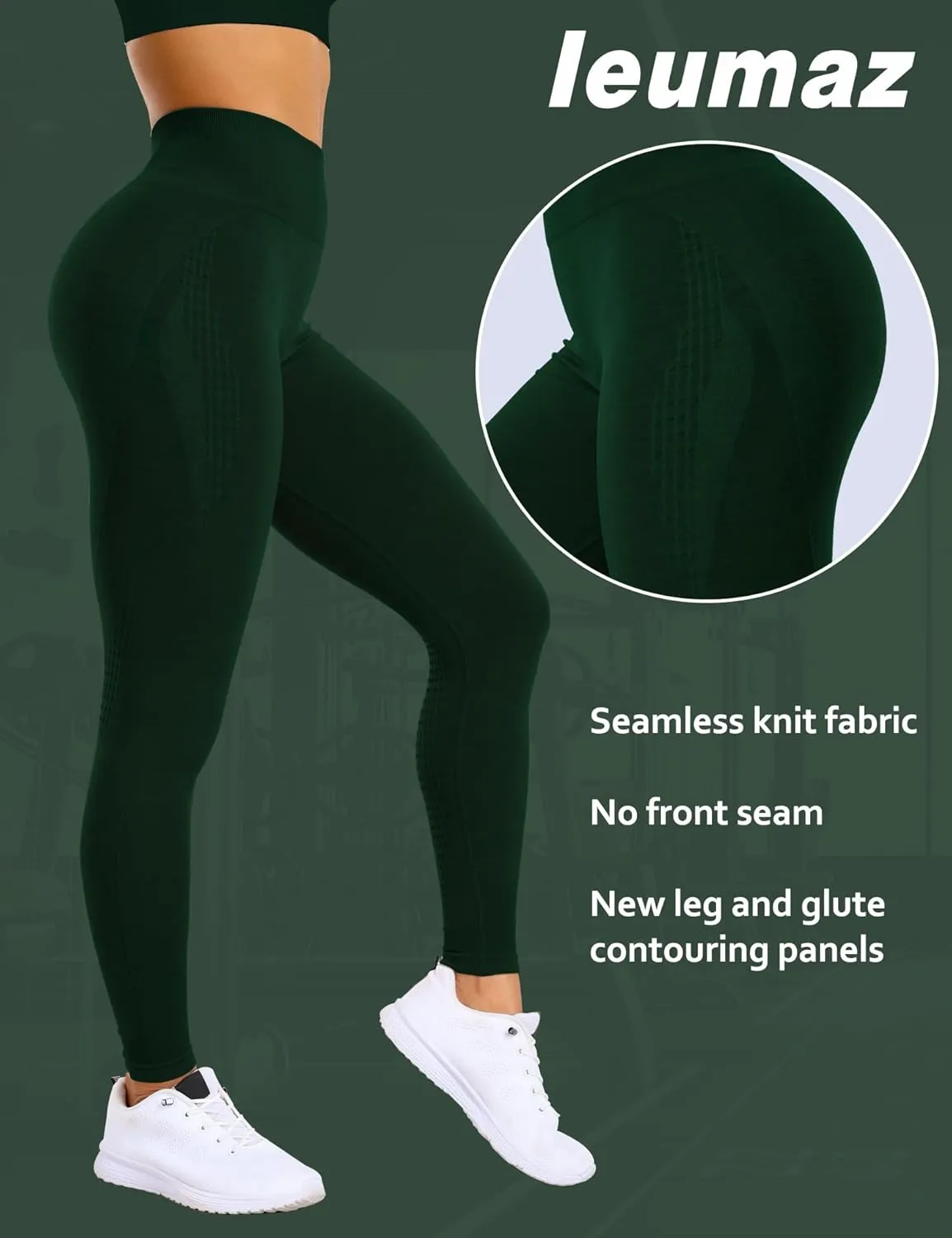 Amplify Scrunch Butt Lifting Leggings for Women Seamless Gym Workout Leggings High Waist Tummy Control Yoga Pants