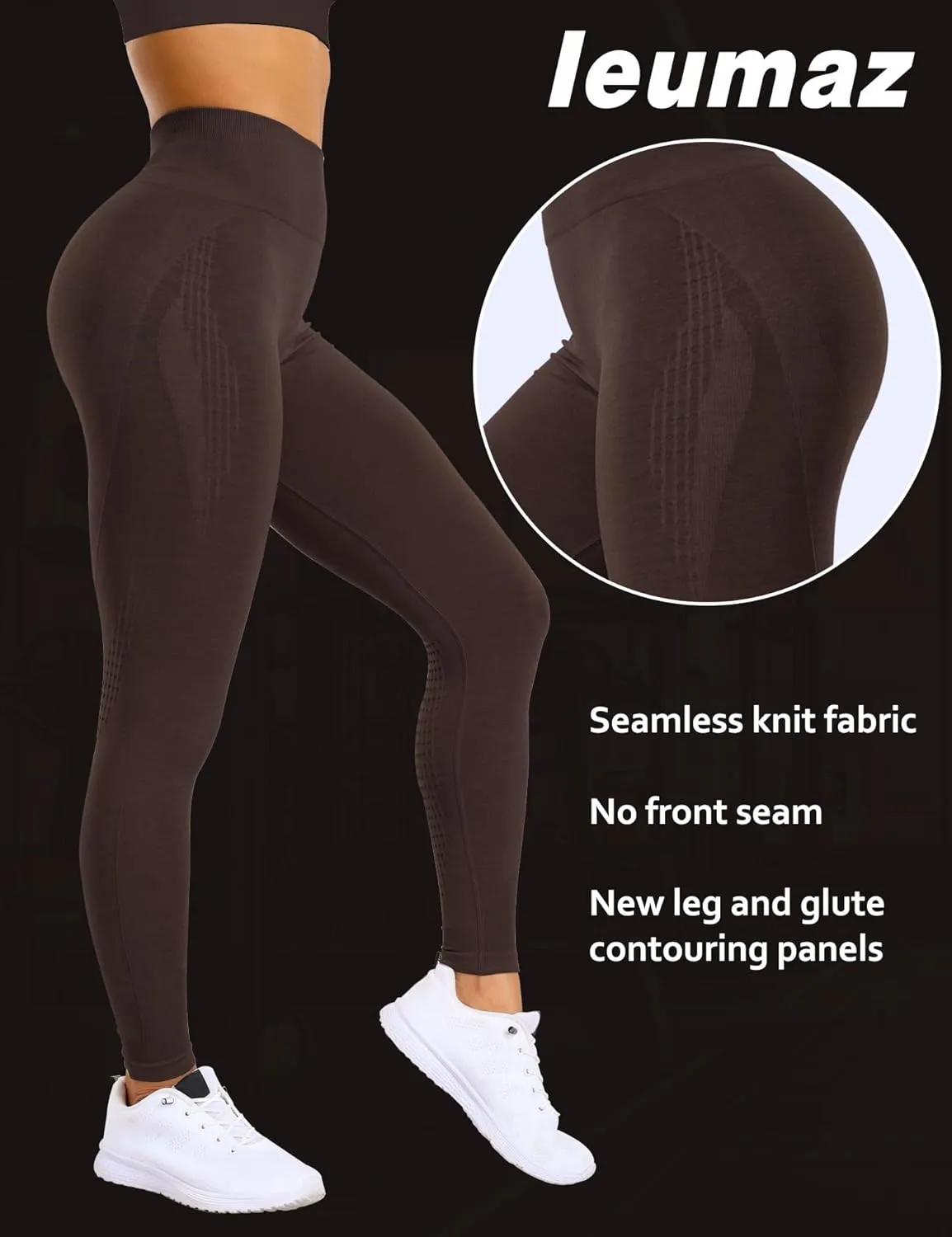 Amplify Scrunch Butt Lifting Leggings for Women Seamless Gym Workout Leggings High Waist Tummy Control Yoga Pants