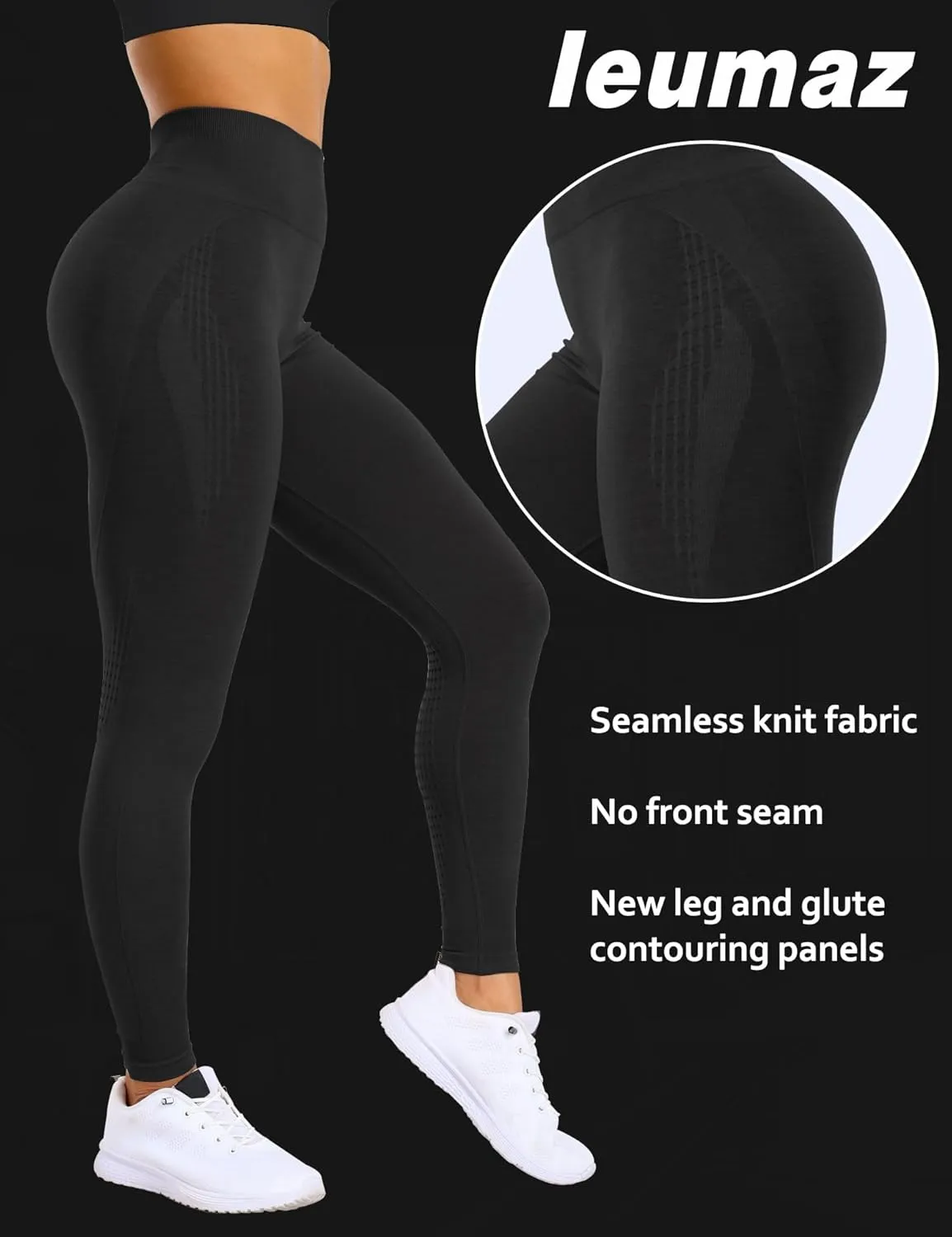 Amplify Scrunch Butt Lifting Leggings for Women Seamless Gym Workout Leggings High Waist Tummy Control Yoga Pants