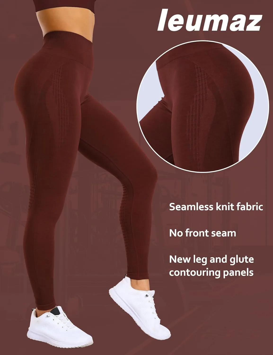 Amplify Scrunch Butt Lifting Leggings for Women Seamless Gym Workout Leggings High Waist Tummy Control Yoga Pants