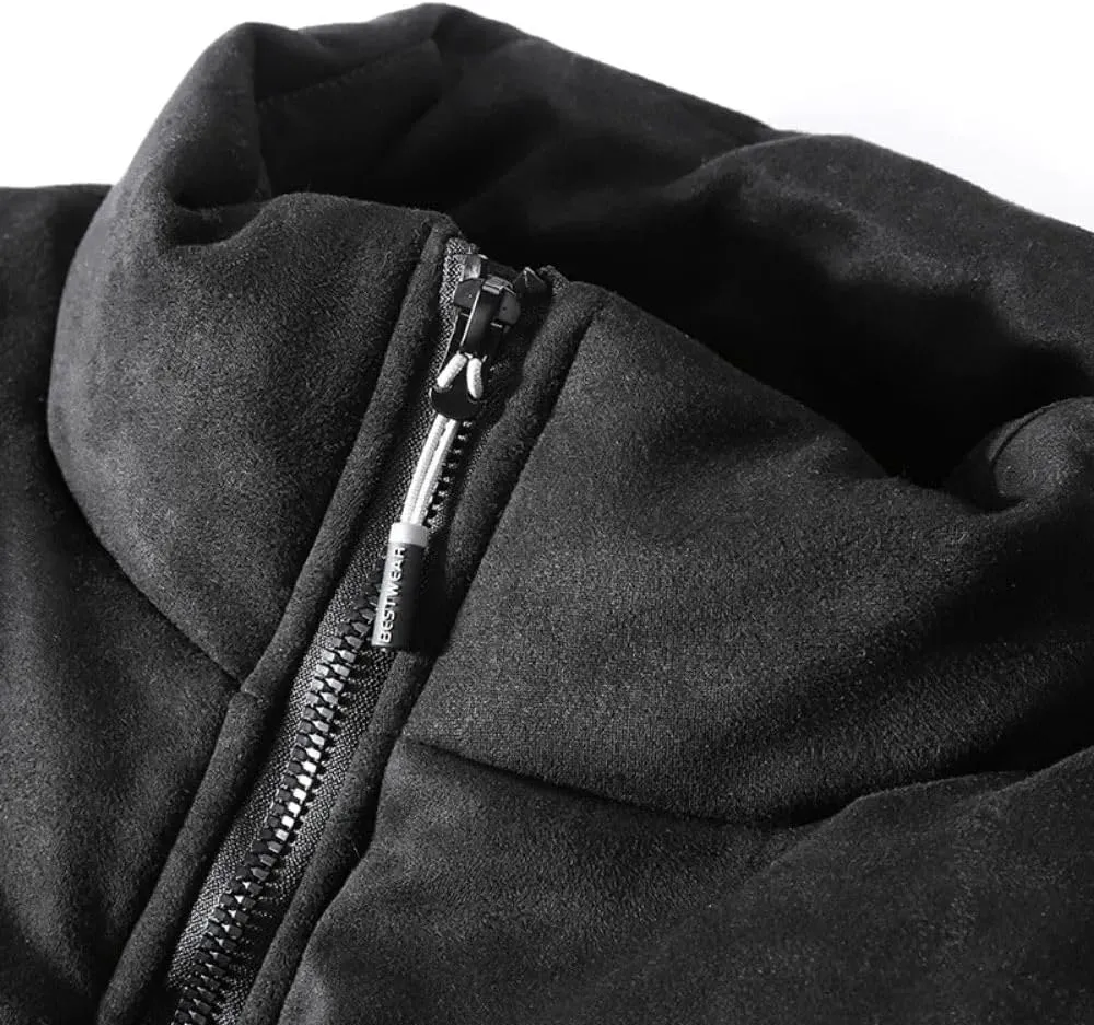 Aoleaky Parka Jacket Men Puffer Jacket With Cotton Padded Winter Coats Men Streetwear Thicken Warm Coats