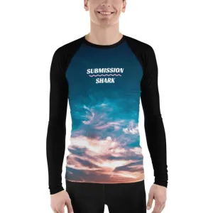 Aquatic Skies ~ Men's BJJ Rash Guard