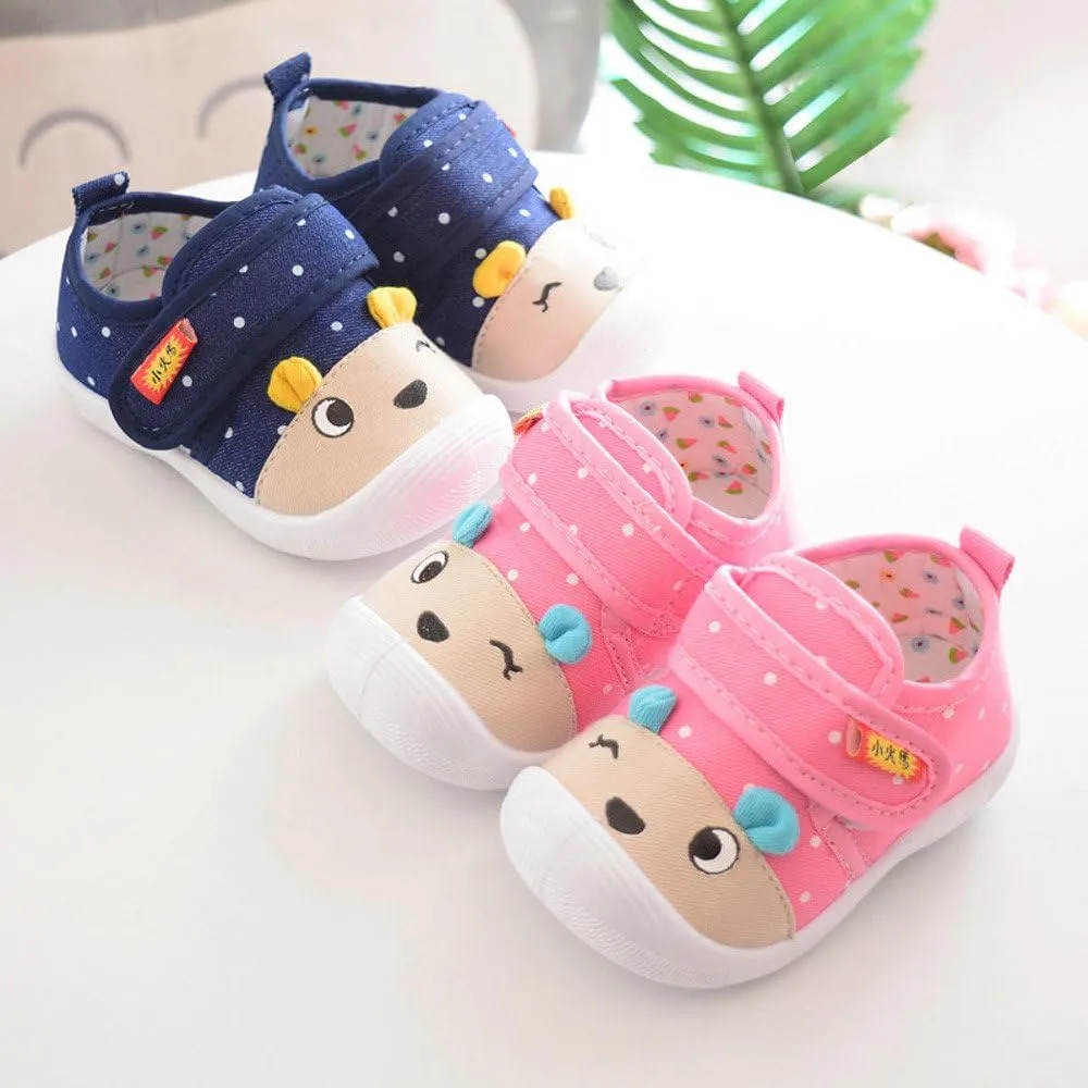 Baby Squeaky Shoes for Toddler Boys Girl Infant Cute Cartoon Sneakers First Walking Shoes Soft Non Silp Shoes Kids