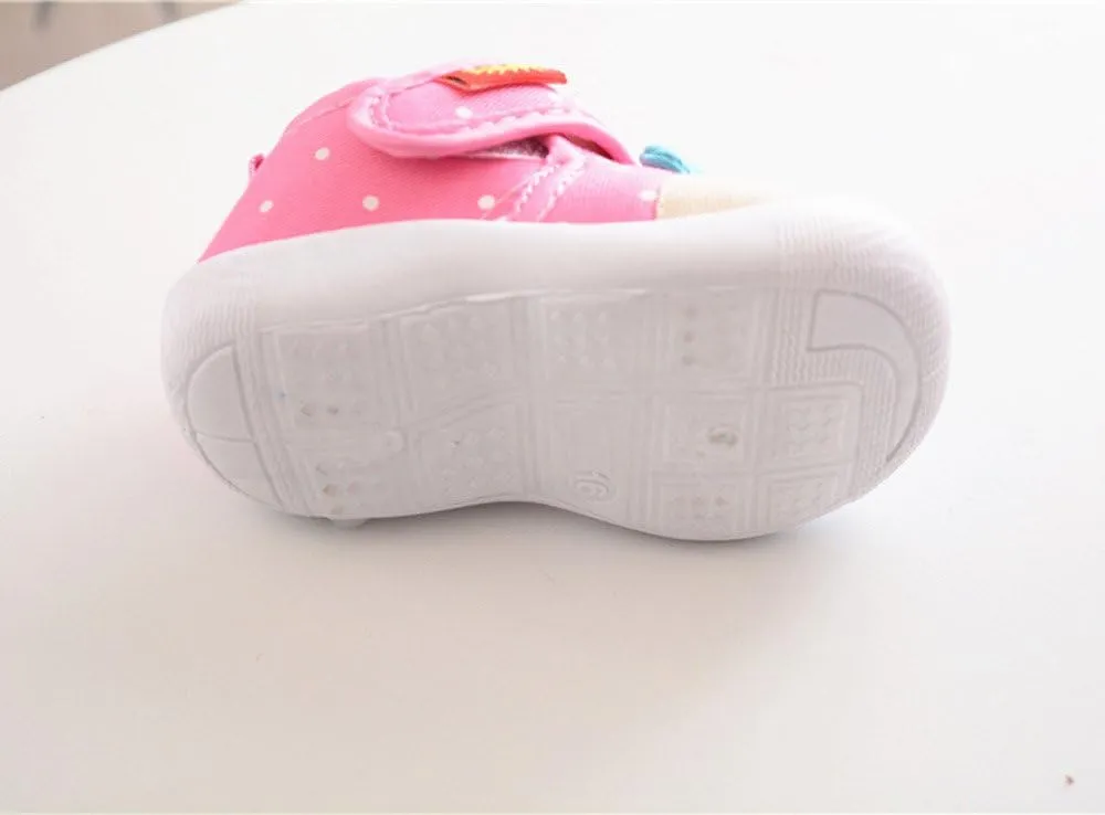 Baby Squeaky Shoes for Toddler Boys Girl Infant Cute Cartoon Sneakers First Walking Shoes Soft Non Silp Shoes Kids