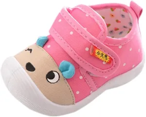 Baby Squeaky Shoes for Toddler Boys Girl Infant Cute Cartoon Sneakers First Walking Shoes Soft Non Silp Shoes Kids
