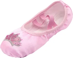 Ballet Shoes for Girls Dance Practic?? Slippers for Girls No-Tie Sole Yoga Shoes Toddler Ballet Ballerina Shoes Toddler
