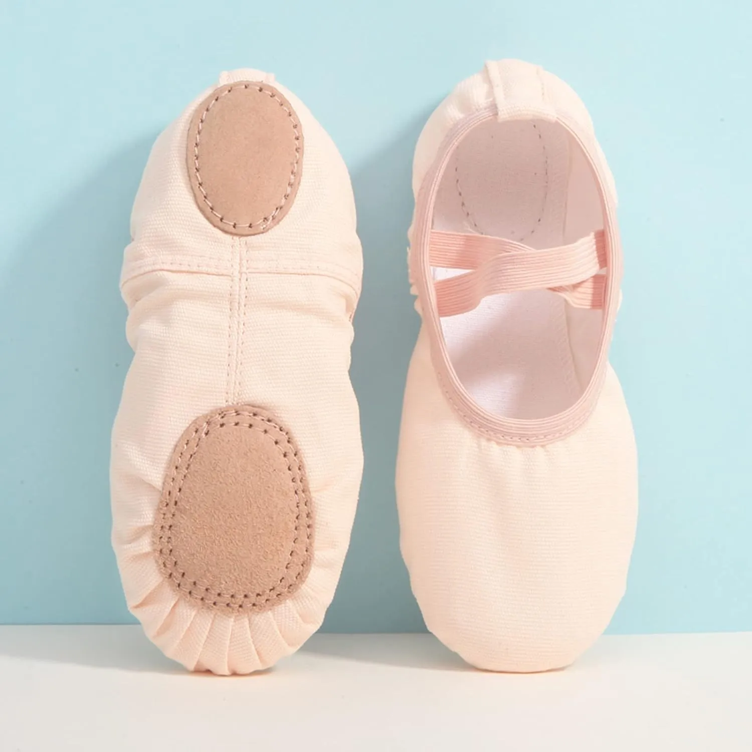 Ballet Shoes for Girls Dance Slippers Canvas Ballerina Shoes for Toddler/Little Kid/Big Kid Yoga Dance Tennis Shoes