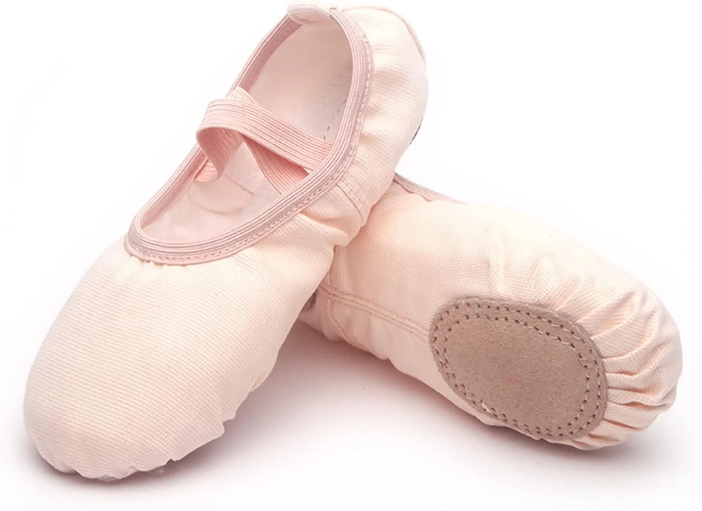 Ballet Shoes for Girls Dance Slippers Canvas Ballerina Shoes for Toddler/Little Kid/Big Kid Yoga Dance Tennis Shoes
