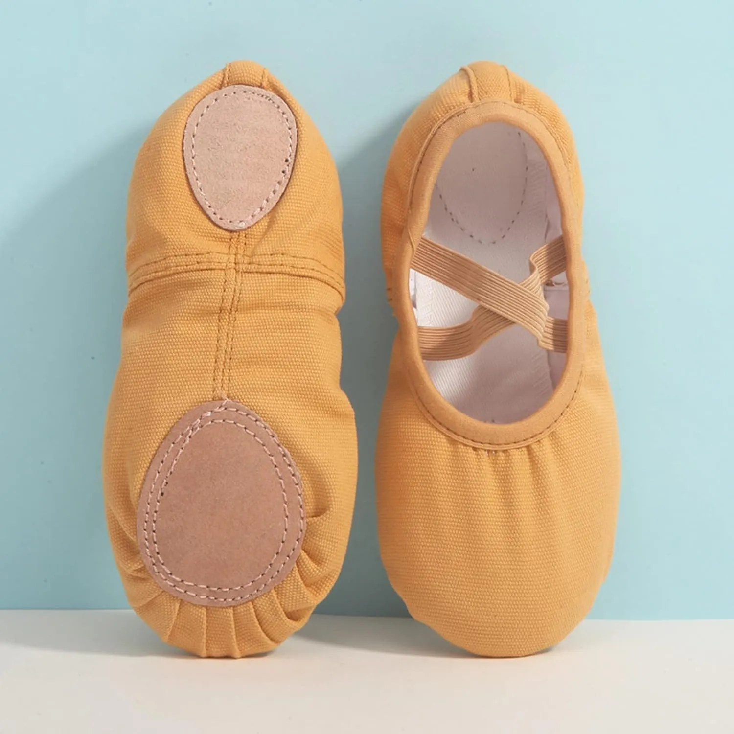 Ballet Shoes for Girls Dance Slippers Canvas Ballerina Shoes for Toddler/Little Kid/Big Kid Yoga Dance Tennis Shoes