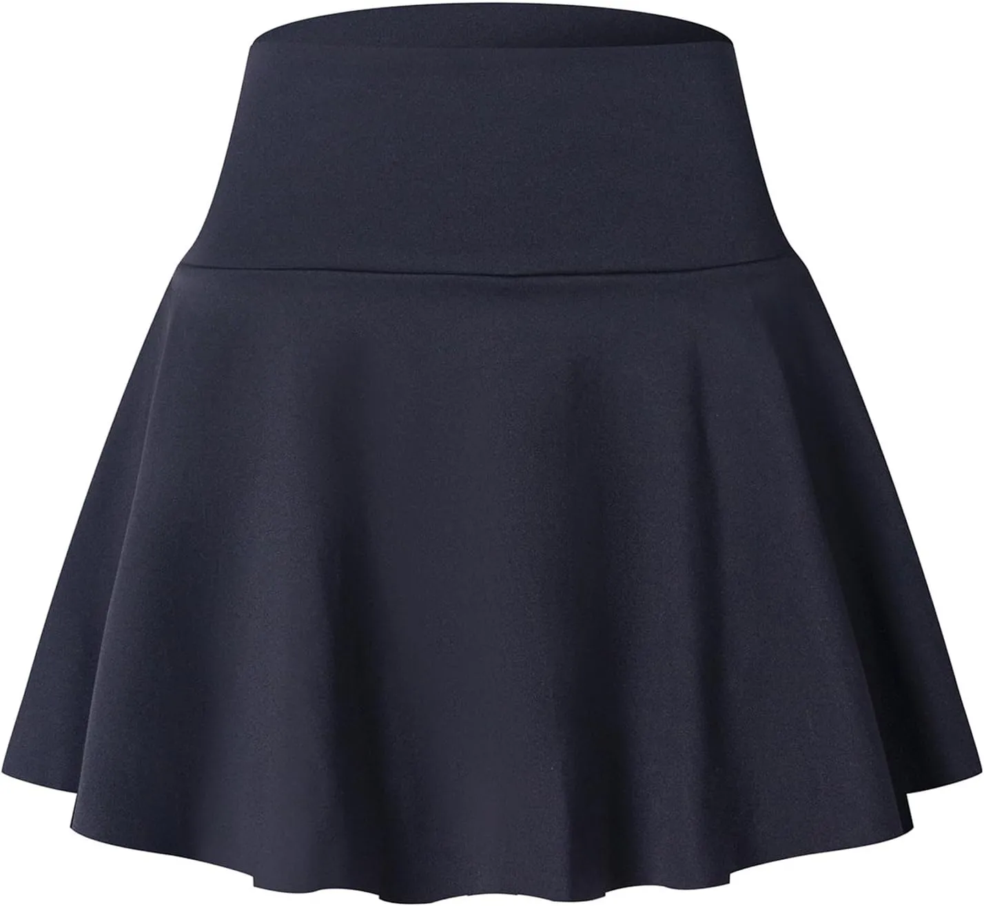 Black Skort for Women Athletic Skorts for Women Workout Yoga Pleated Tennis Skirts with Shorts High Waist Tummy Control Mini Striped Skirts Black Skirt with Shorts Underneath