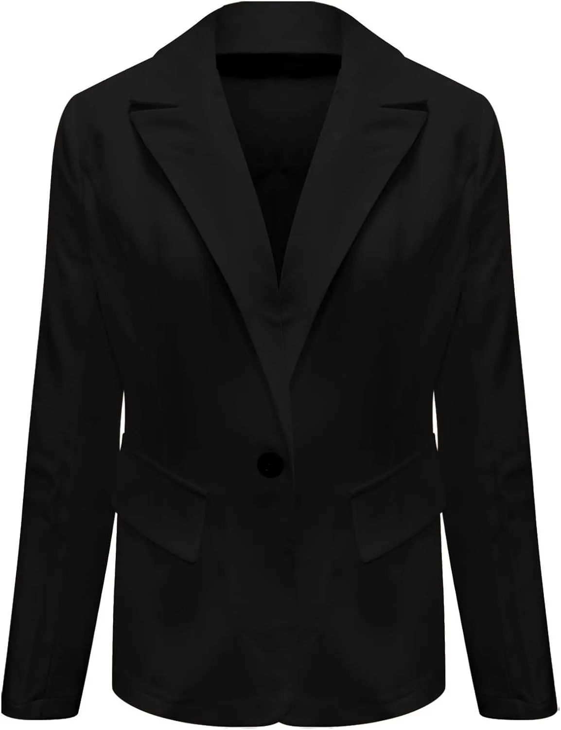 Blazers for Women 2025 Trendy Business Casual Jackets with Pockets Long Sleeve Lapel Office Blazer Outerwear