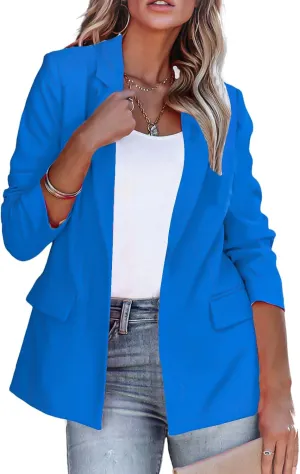 Blazers for Women Business Casual Office Work Suit Jackets Long Sleeve Lapel Blazers Trendy Open Front Jackets