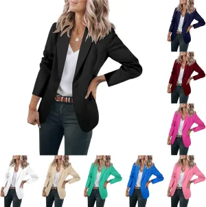 Blazers for Women Business Casual Work Office Suit Jackets Trendy Dressy Open Front Long Sleeve Blazer