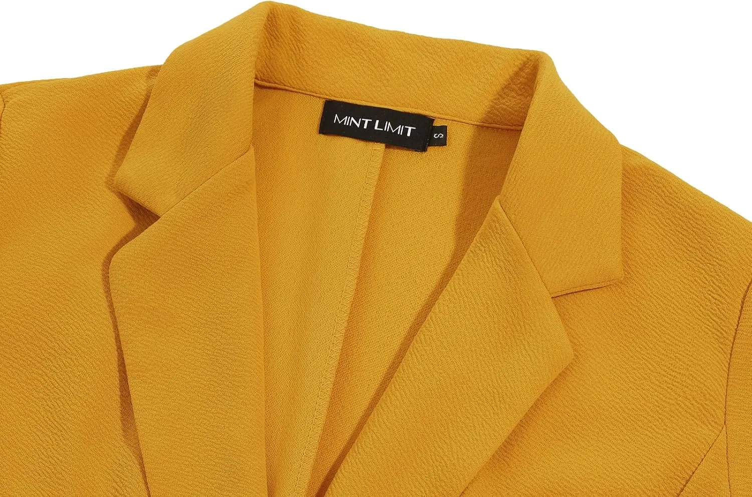 Blazers for Women Dressy Casual Ruched 3/4 Sleeve Lapel Button Work Office Cardigan Suit Jacket with Pockets