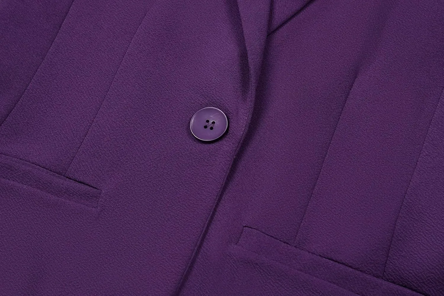 Blazers for Women Dressy Casual Ruched 3/4 Sleeve Lapel Button Work Office Cardigan Suit Jacket with Pockets