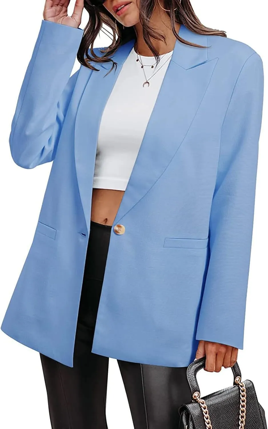 Blazers for Women Long Sleeve Blazer Jackets Business Casual Blazer Open Front Jacket Fashion Slim Casual Outfits