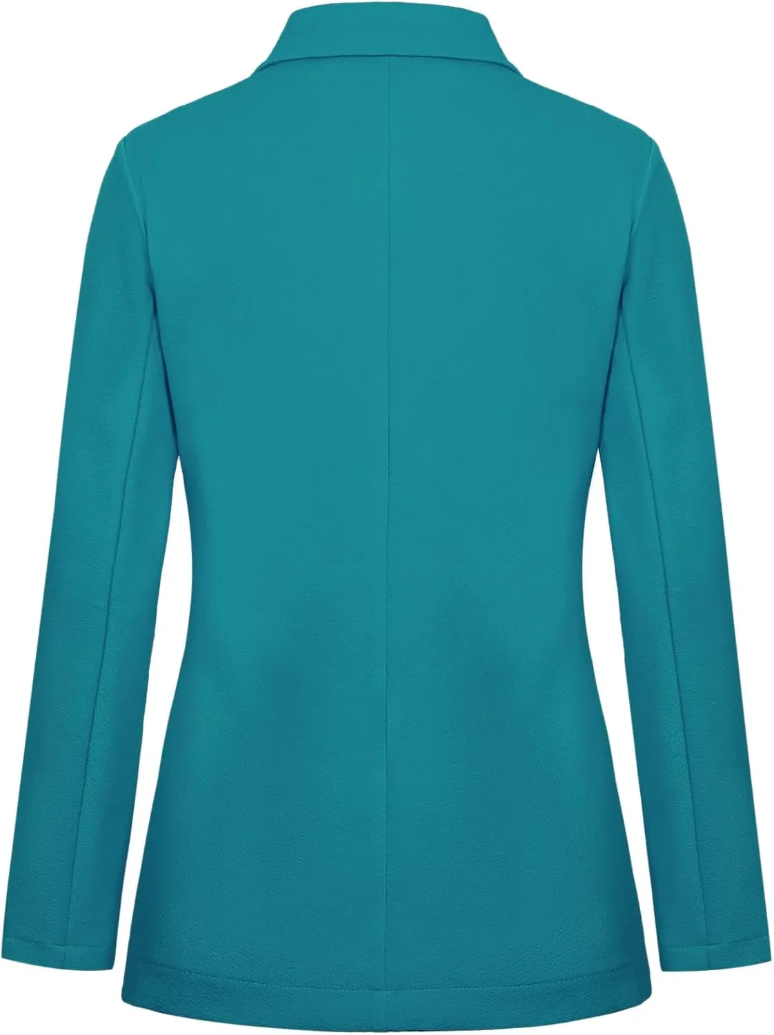 Blazers for Women Long Sleeve Button Front Blazer Notch Lapel Casual Work Office Suit Jackets with Pocket