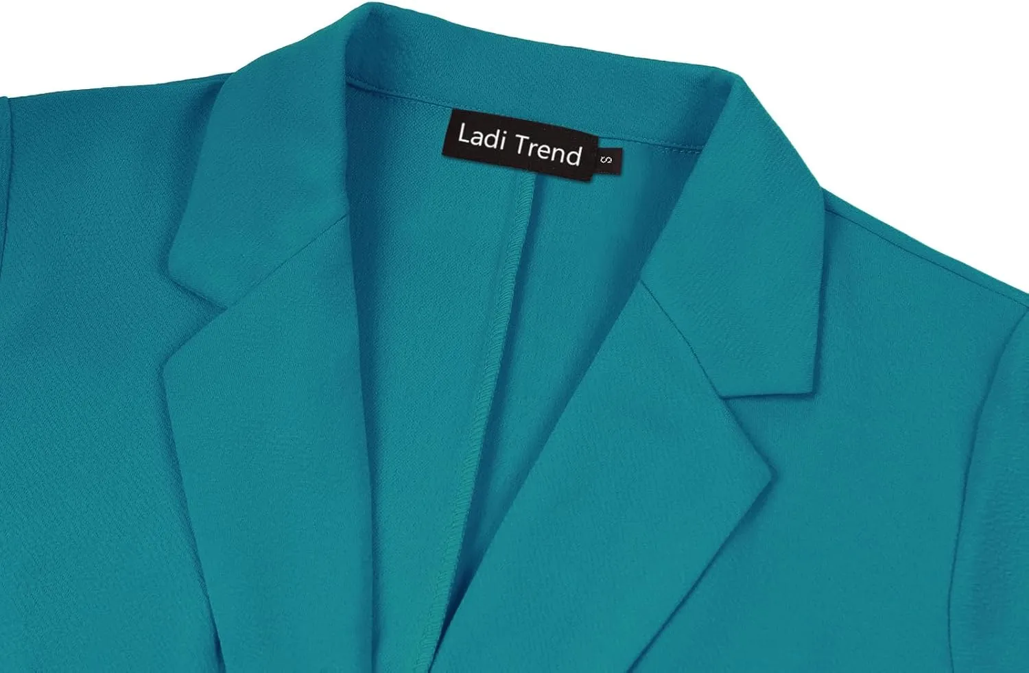 Blazers for Women Long Sleeve Button Front Blazer Notch Lapel Casual Work Office Suit Jackets with Pocket