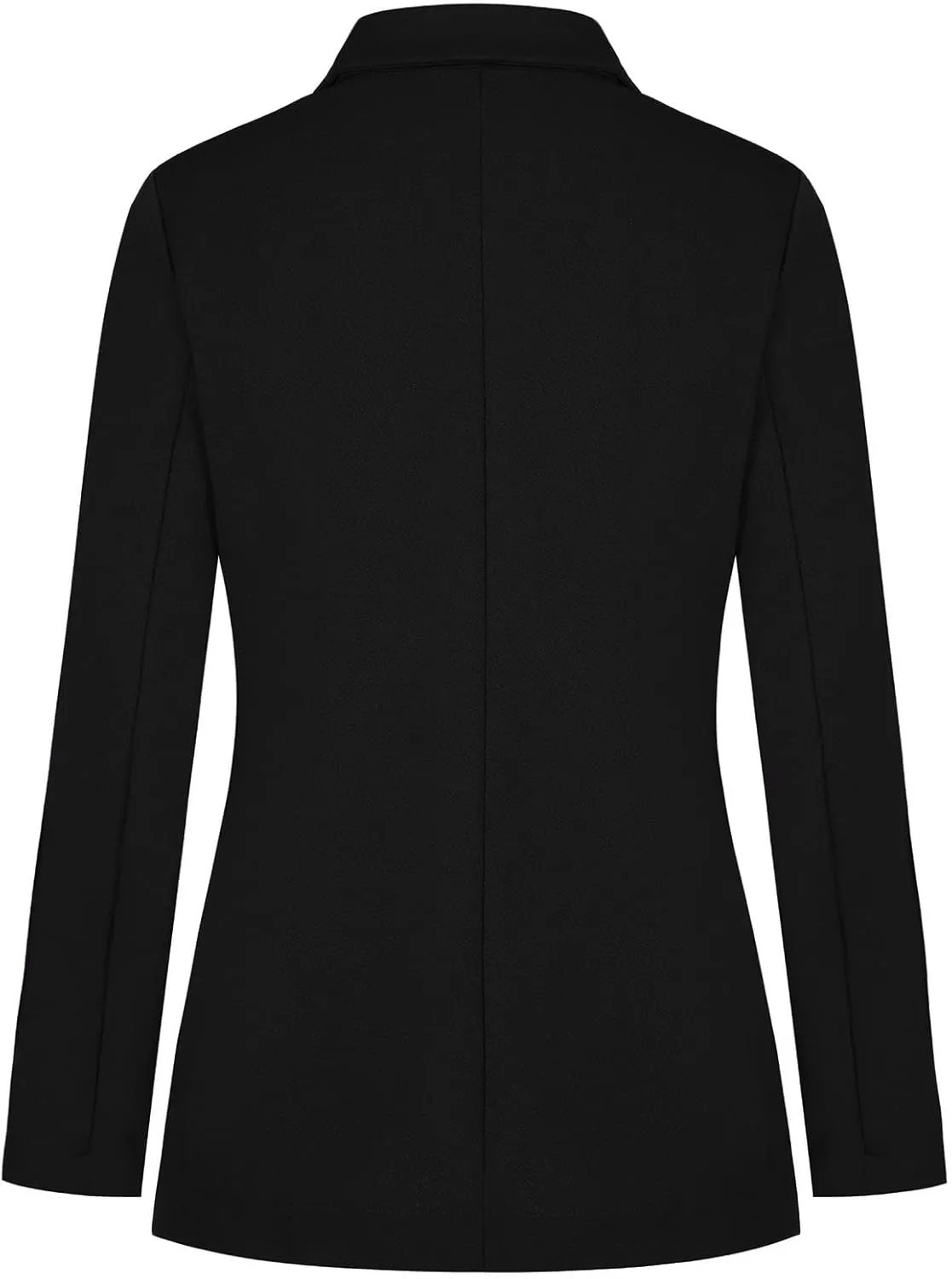 Blazers for Women Long Sleeve Button Front Blazer Notch Lapel Casual Work Office Suit Jackets with Pocket