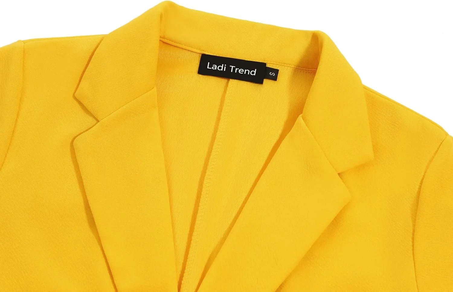 Blazers for Women Long Sleeve Button Front Blazer Notch Lapel Casual Work Office Suit Jackets with Pocket
