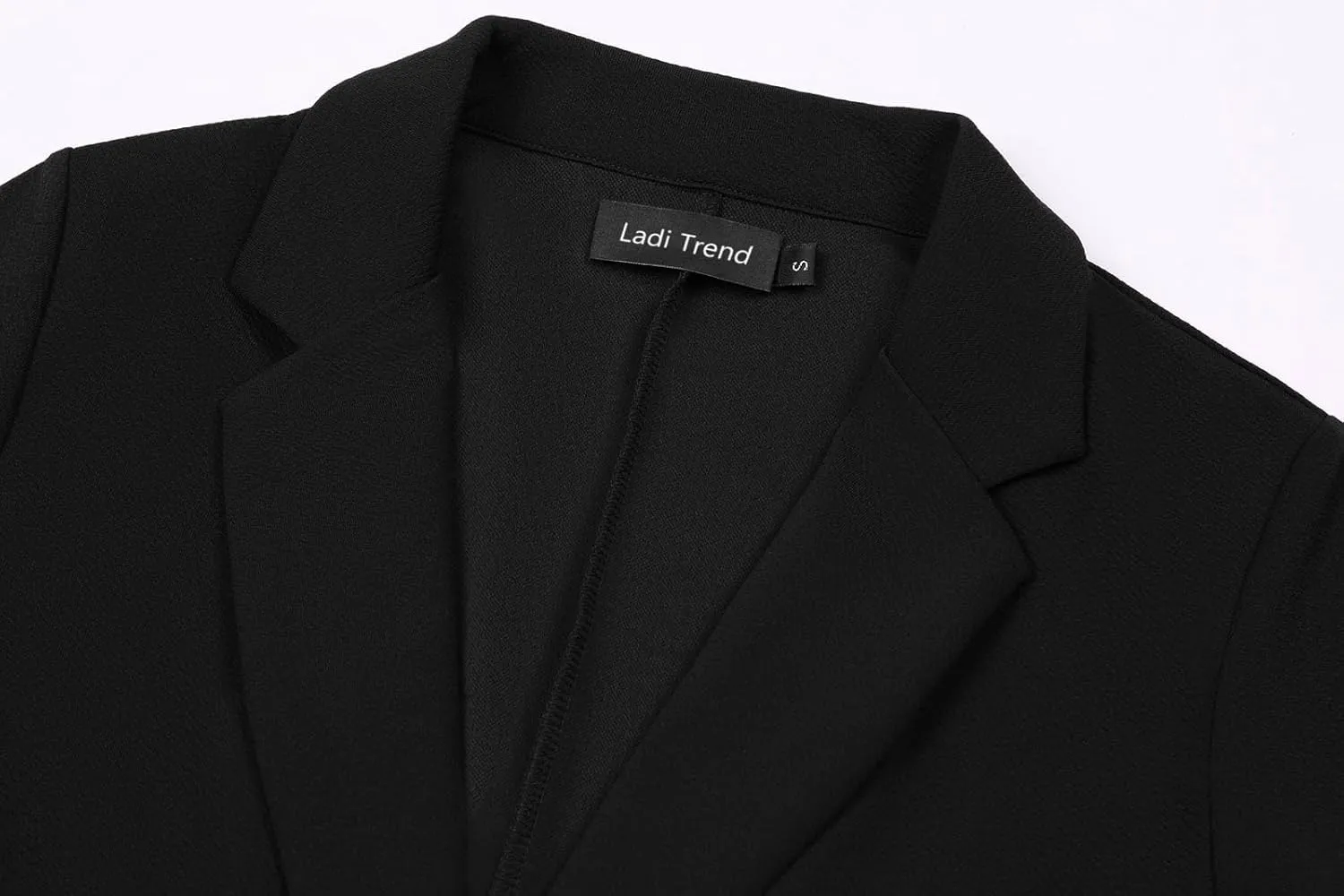 Blazers for Women Long Sleeve Button Front Blazer Notch Lapel Casual Work Office Suit Jackets with Pocket