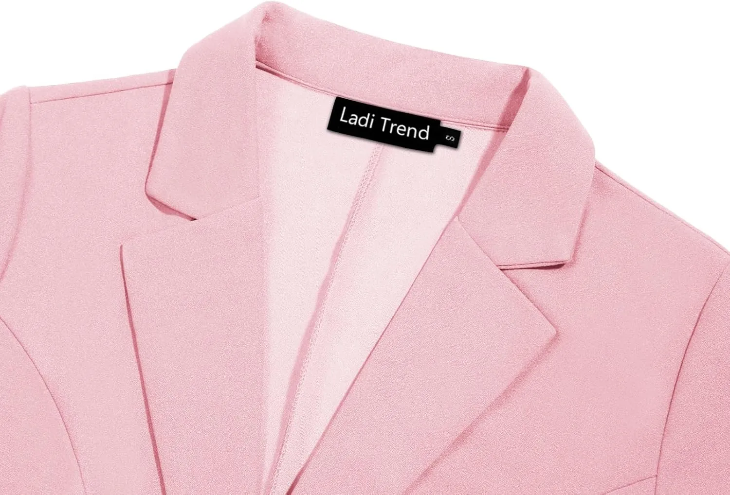 Blazers for Women Long Sleeve Notch Lapel Button Front Blazer Casual Work Office Suit Jackets with Pockets
