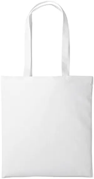 Boolavard Cotton Tote Bag, Lightweight Medium Reusable Grocery Shopping Cloth Bags, Suitable for DIY, Advertising, Promotion