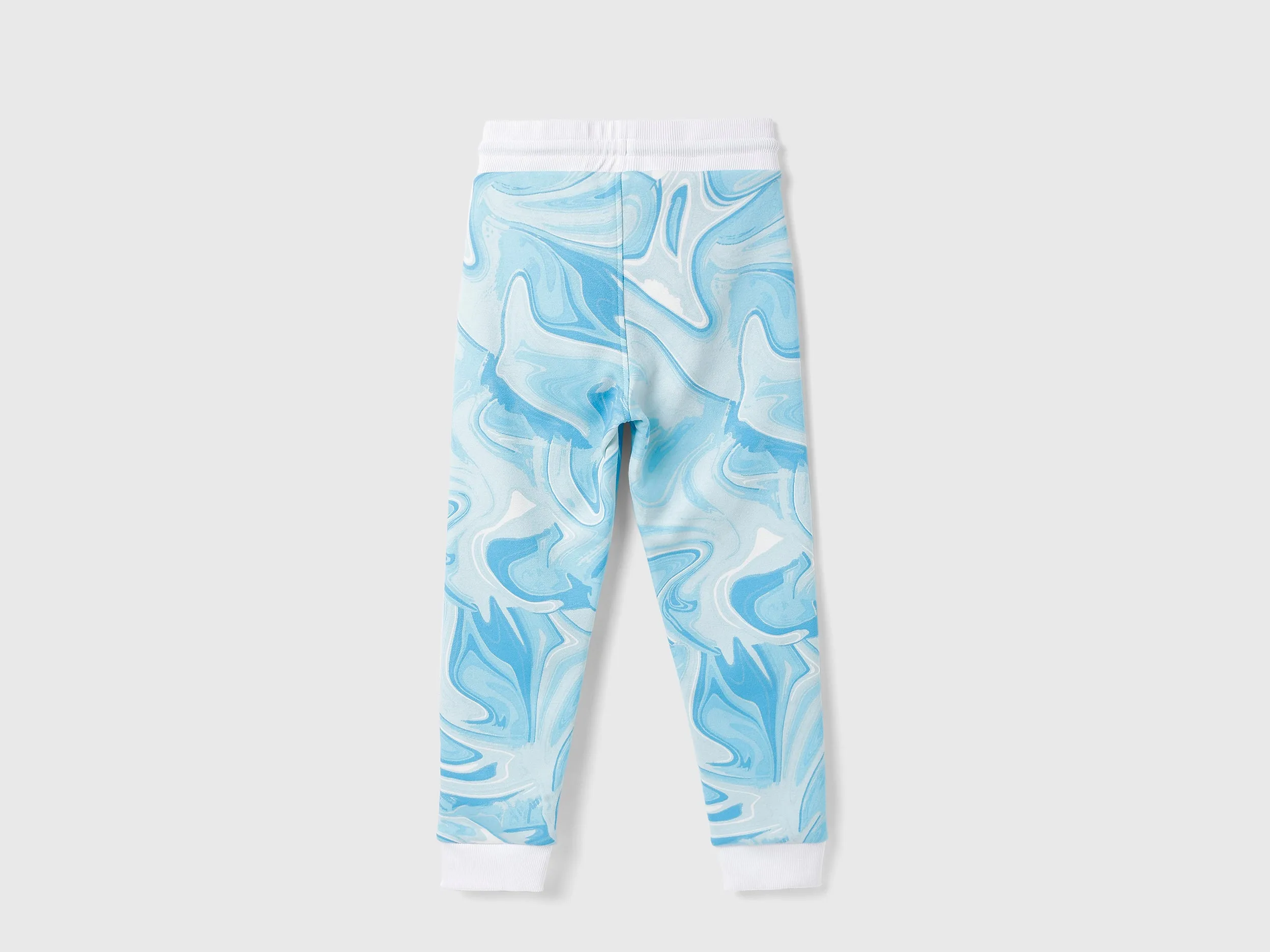 Boy's Regular Fit Abstract Print Track Pants
