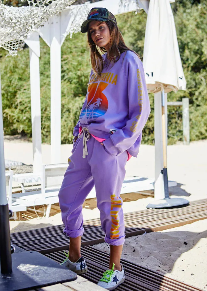 CALIFORNIA TRACK PANT - LAVENDER