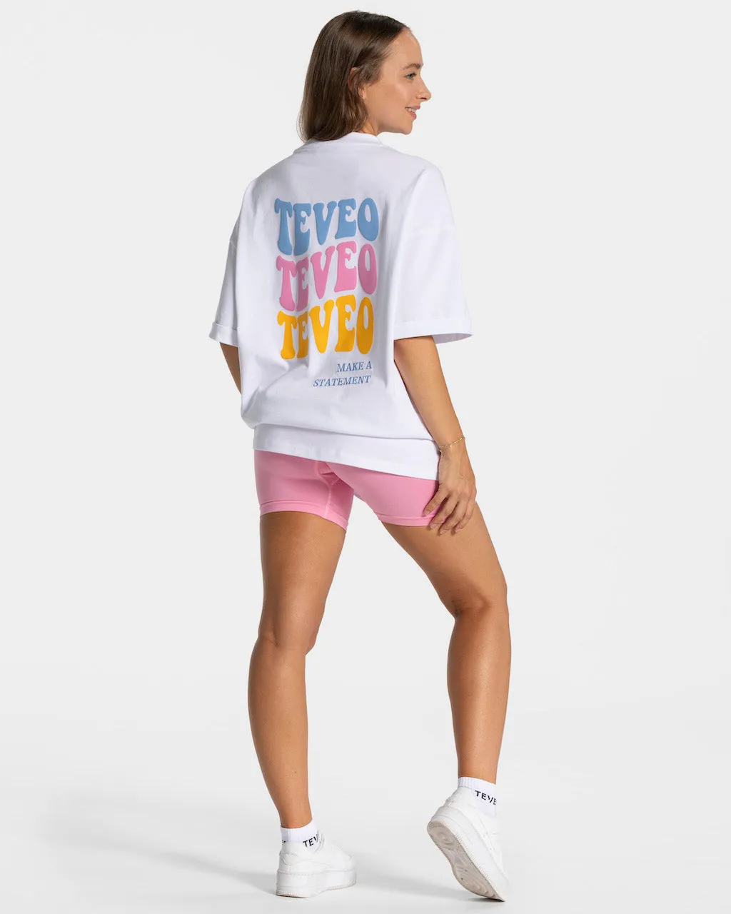 Candy Oversized T-Shirt "Weiß"