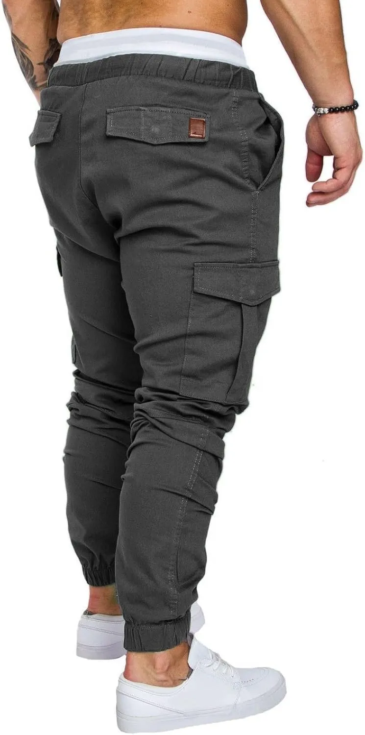 Cargo Pants for Men Tactical Pants Casual Hiking Pants Flex Warm Cotton Cargo Pants Workout Joggers with Pockets