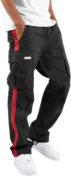 Cargo Pants for Men Work Jogger Sweatpants for Mens Pants Mens Casual Pants Mens Lounge Pants Fashion Loose Handsome