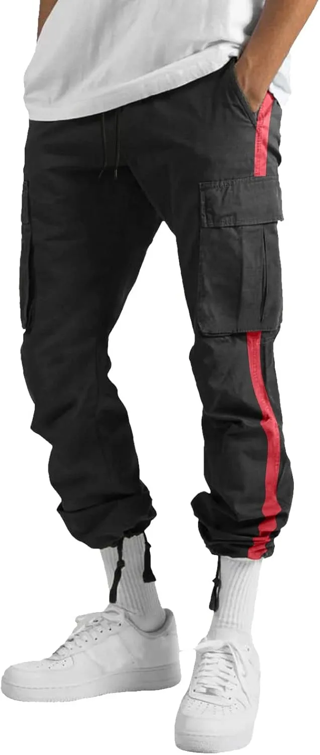 Cargo Pants for Men Work Jogger Sweatpants for Mens Pants Mens Casual Pants Mens Lounge Pants Fashion Loose Handsome