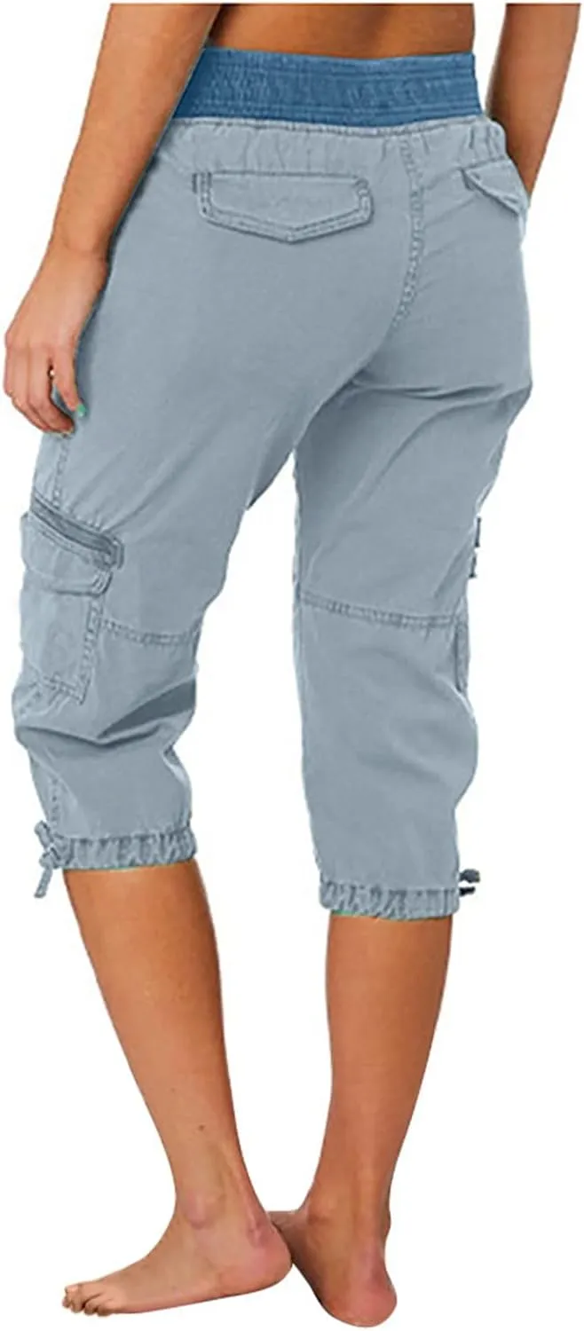 Cargo Pants Women Drawstring Drawstring Split Leg Casual Pants Y2K High Waist Pants Black Pants for Women Wide