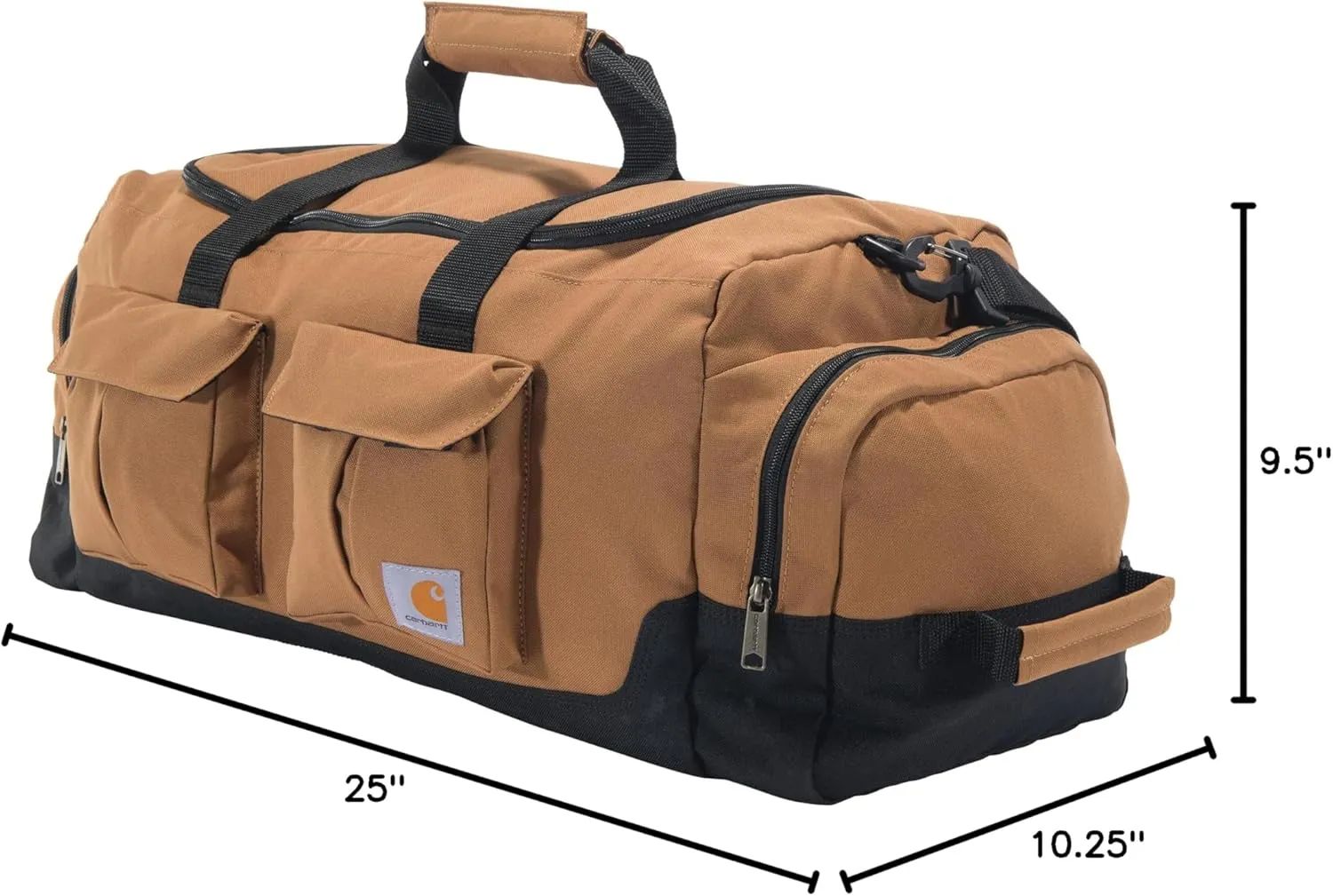 Carhartt 40l Utility Duffel, Heavy-Duty Gear Bag for Jobsite, Gym, & Travel