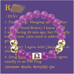 CENWA Purple Greek Jewelry Man Jewelry Gift for Him