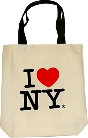 City-Souvenirs I Love New York Tote Bags, Souvenirs, Cream