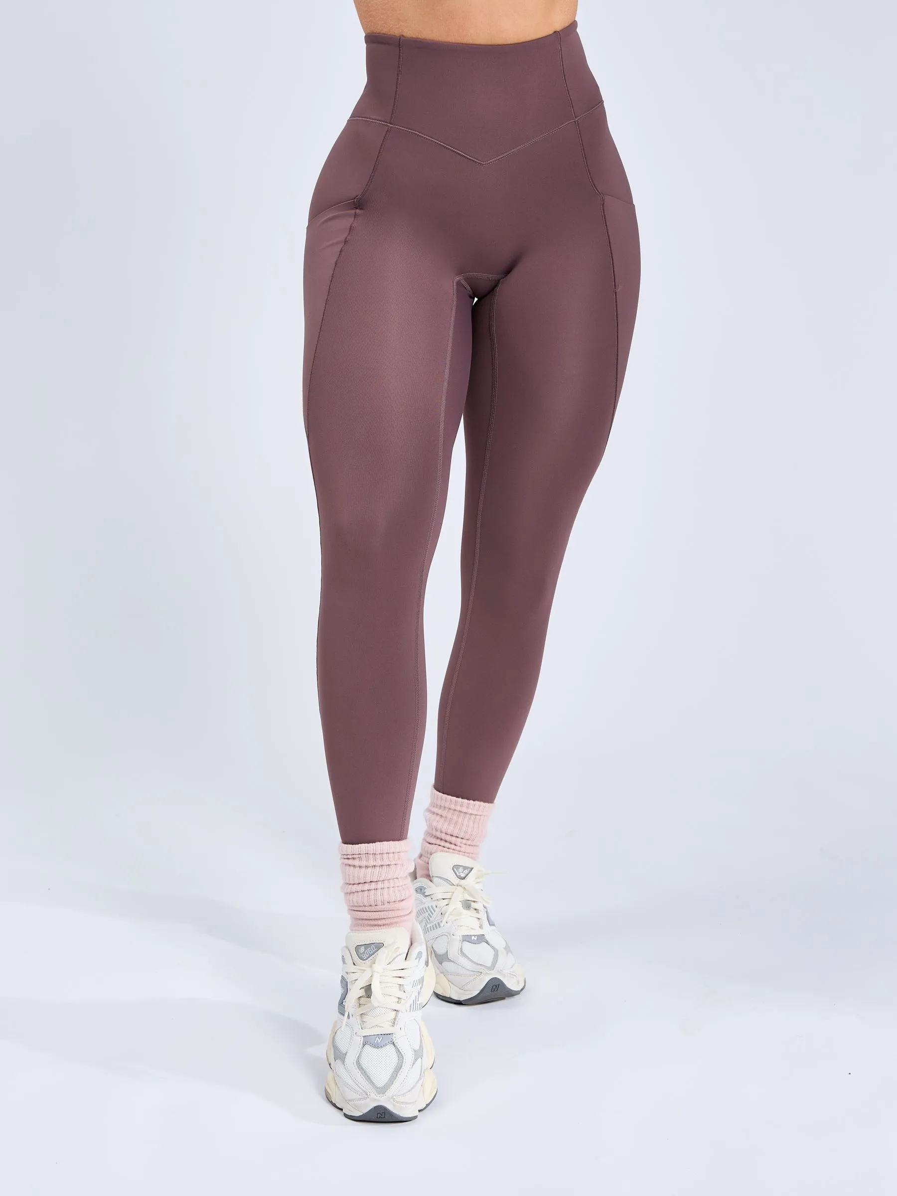 Colorado Pocket Legging - Mocha Berry