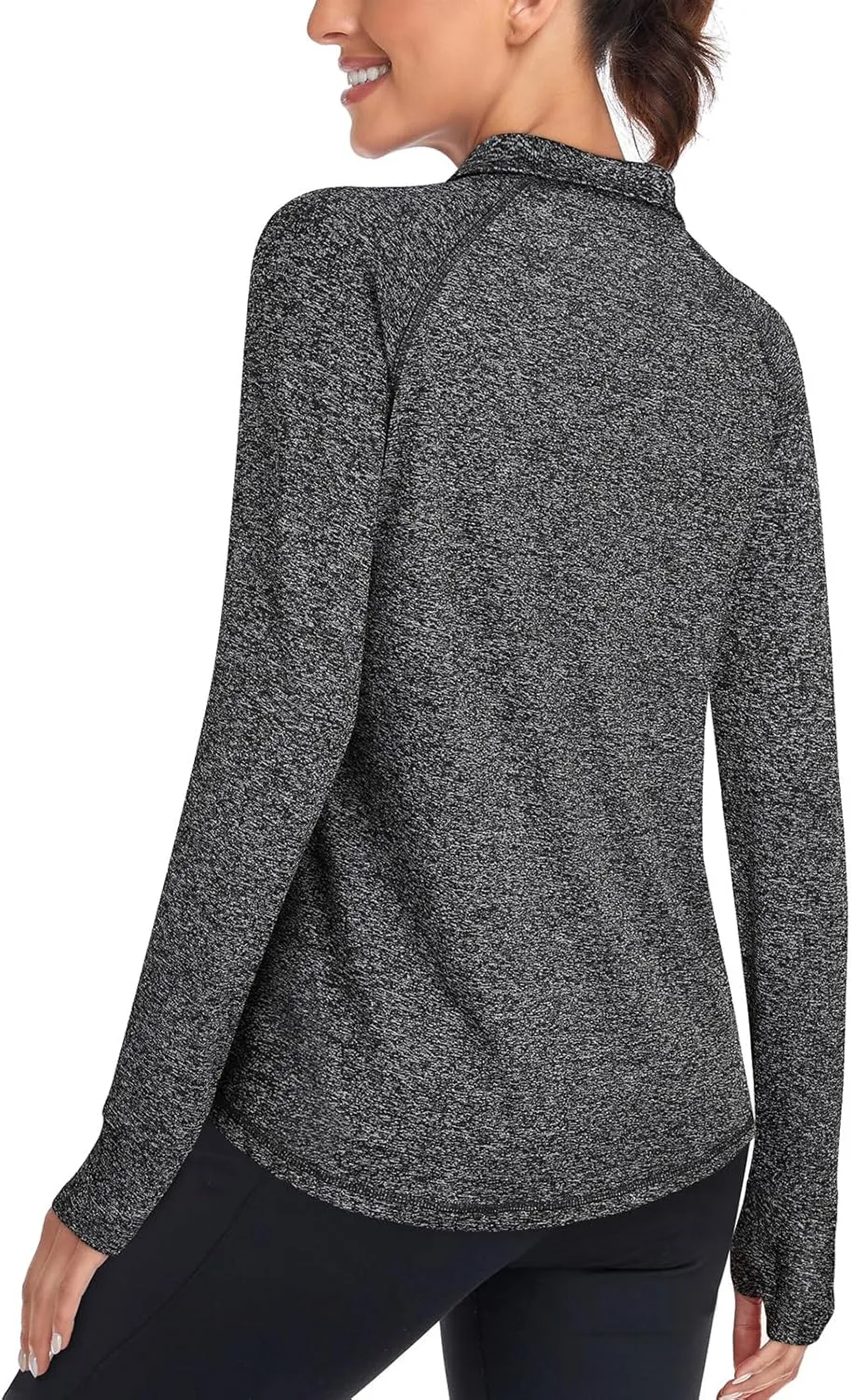 Cucuchy Womens V Neck Golf Polo Shirts Moisture Wicking Sports Workout Tops