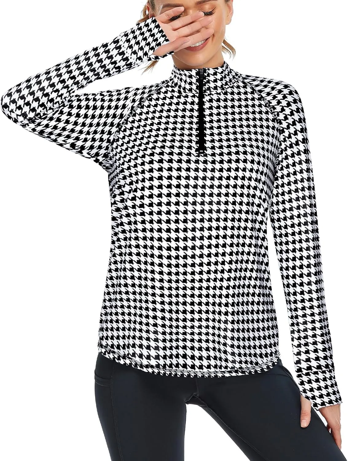 Cucuchy Womens V Neck Golf Polo Shirts Moisture Wicking Sports Workout Tops