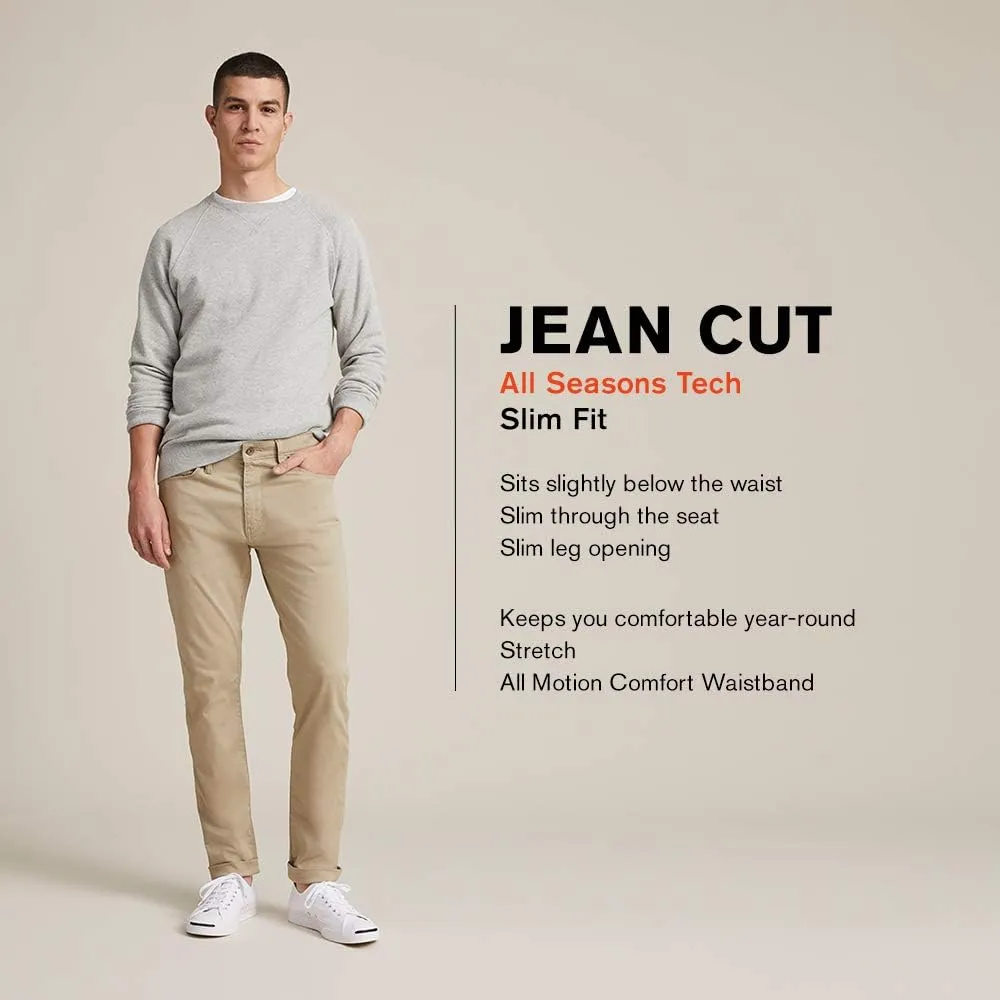 Dockers Men's Slim Fit Jean Cut All Seasons Tech Pants