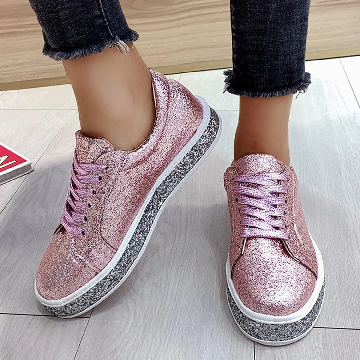 Dress Shoes for Plantar Fasciitis for Women Wide Width Comfy Work Shoes for Women Business Casual Black Shoes Women Dressy Wide Black High Top Sneakers for Women Women Orthopedic Sneakers Walking